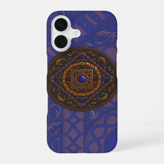 Coque iPhone 16 Étui téléphone Libra Mandala Case-Mate (Verso)