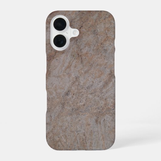 Coque iPhone 16 Étui tourbillon marbre marron (Verso)