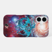 Coque iPhone 16 Étui Turquoise Cosmic Dragon Case-Mate pour iPhone (Verso Horizontal)
