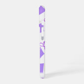 Coque iPhone 16 Étui Violet Rêveur Livres & Rubans Motif (Côté gauche)