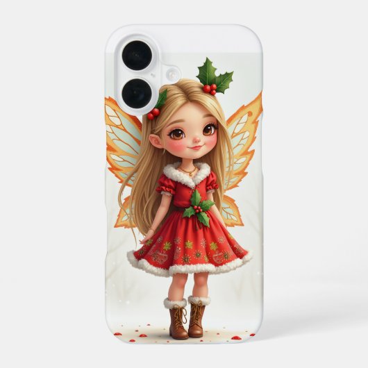 Coque iPhone 16 Étuis iPhone Christmas Fairy (Verso)