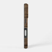 Coque iPhone 16 Étuis iPhone en bois foncé Buck Head (Côté droit)