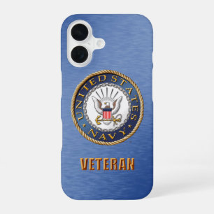 Coque iPhone 16 Étuis iPhone pour vétérans de l'US Navy