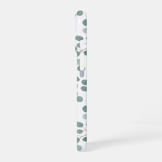 Coque iPhone 16 Eucalyptus (Côté gauche)