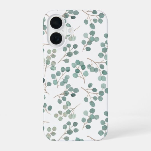Coque iPhone 16 Eucalyptus (Verso)
