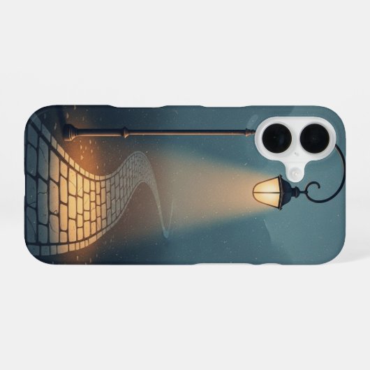 Coque iPhone 16 Evening Lamp Path (Verso Horizontal)