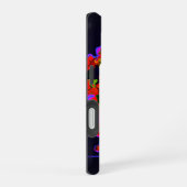 Coque iPhone 16 Explosion d'arbre néon (Côté droit)