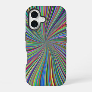 Coque iPhone 16 Explosion de ruban coloré énergique