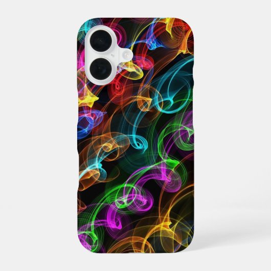 Coque iPhone 16 Explosion lumineuse colorée (Verso)