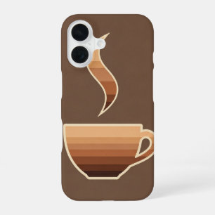 Coque iPhone 16 Expresso minimaliste vintage