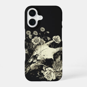 Coque iPhone 16 Faded Omen - Gothique Streetwear Design