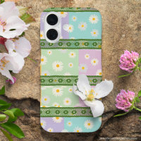 Faisceau coloré motif Vert bleu rose dentelle