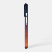 Coque iPhone 16 Faisceaux cosmiques rétro verticaux (Côté gauche)