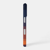 Coque iPhone 16 Faisceaux cosmiques rétro verticaux (Côté droit)