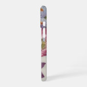 Coque iPhone 16 Fantaisie florale (Côté gauche)
