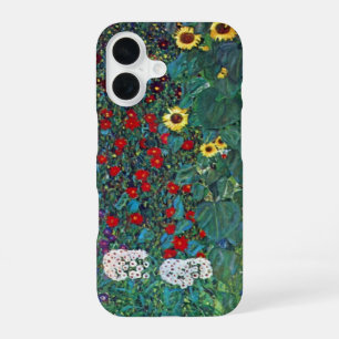 Coque iPhone 16 Farmergarden avec Tournesol de Klimt, Fleurs Vinta