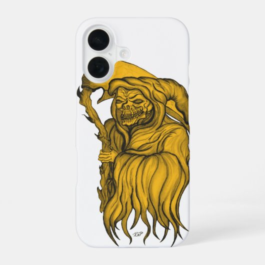 Coque iPhone 16 Faucheur - La Mort (Verso)