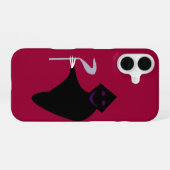 Coque iPhone 16 Faucheuse Halloween (Verso Horizontal)