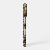Coque iPhone 16 Fausse Peau de Serpent à Sonnette (Côté droit)