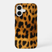Coque iPhone 16 Faux Leopard Skin (Verso)