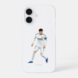 Coque iPhone 16 Federico Valverde - Real Madrid