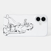 Coque iPhone 16 Fée assise... (Verso Horizontal)