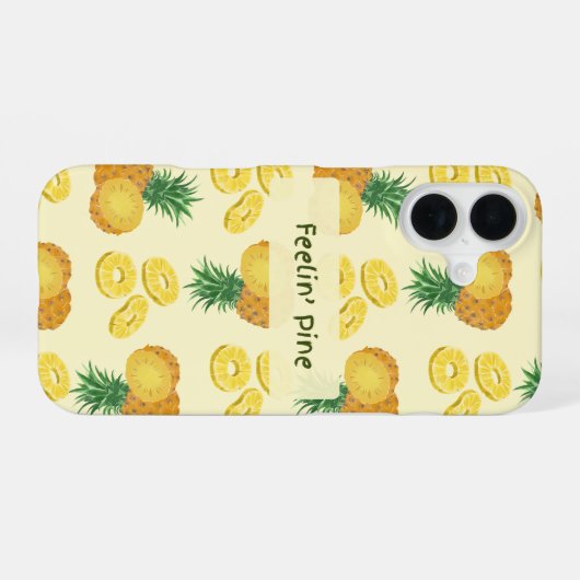 Coque iPhone 16 Feelin Pine tropical (Verso Horizontal)