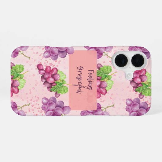 Coque iPhone 16 Feeling Grapeful (Verso Horizontal)