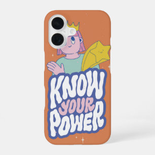 Coque iPhone 16 Feminist Cartoon Girl