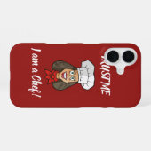 Coque iPhone 16 Femme Chef (Verso Horizontal)