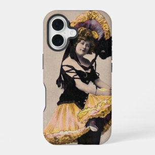 Coque iPhone 16 Femme vintage Cancan