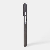 Coque iPhone 16 Fermeture de la clôture de séquoia patiné (Côté gauche)