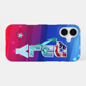 Coque iPhone 16 Fête de l'Indépendance (Verso Horizontal)