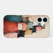 Coque iPhone 16 Fête du chat (Verso Horizontal)