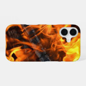 Coque iPhone 16 feu de camp (Verso Horizontal)