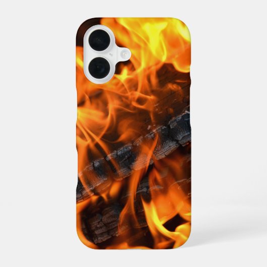 Coque iPhone 16 feu de camp (Verso)