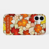 Coque iPhone 16 Feuille de érable d'automne (Verso Horizontal)