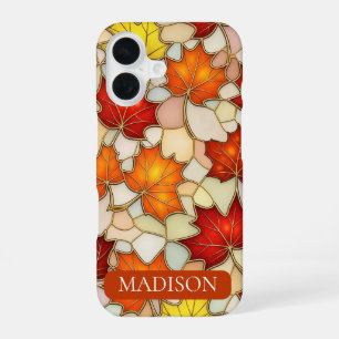 Coque iPhone 16 Feuille de érable d'automne
