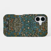 Coque iPhone 16 Feuille de papier peint - William Morris (Verso Horizontal)