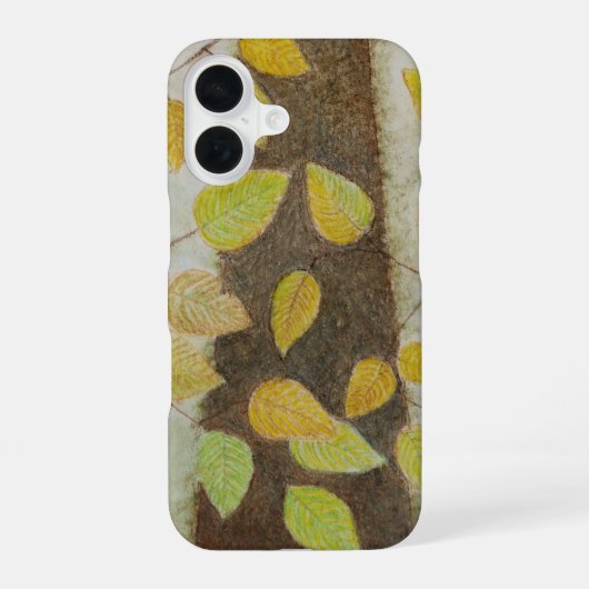 Coque iPhone 16 Feuilles (Verso)