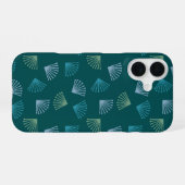 Coque iPhone 16 Feuilles Art déco (Verso Horizontal)