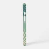 Coque iPhone 16 Feuilles de palmier vintage (Côté gauche)
