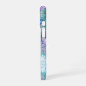 Coque iPhone 16 Feuilles Pastel Doux (Côté gauche)