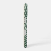 Coque iPhone 16 Feuilles tropicales stylisées rétro (Côté droit)