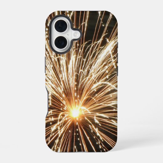 Coque iPhone 16 Feux d'artifice (Verso)