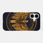 Coque iPhone 16 fierté de l'aigle américain (Verso Horizontal)
