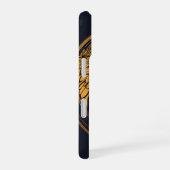Coque iPhone 16 fierté de l'aigle américain (Côté droit)