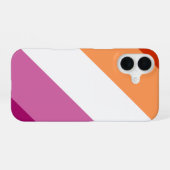 Coque iPhone 16 Fierté lesbienne (Verso Horizontal)