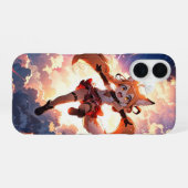 Coque iPhone 16 Fille Renard Chibi (Verso Horizontal)