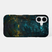 Coque iPhone 16 Fireflies Dark Forest Phone Case (Verso Horizontal)